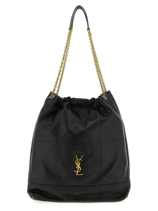 'Jamie' large shoulder bag SAINT LAURENT Black