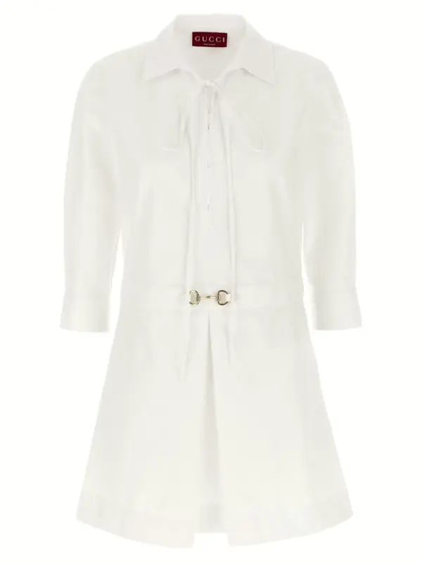 Morsetto chemisier dress GUCCI White