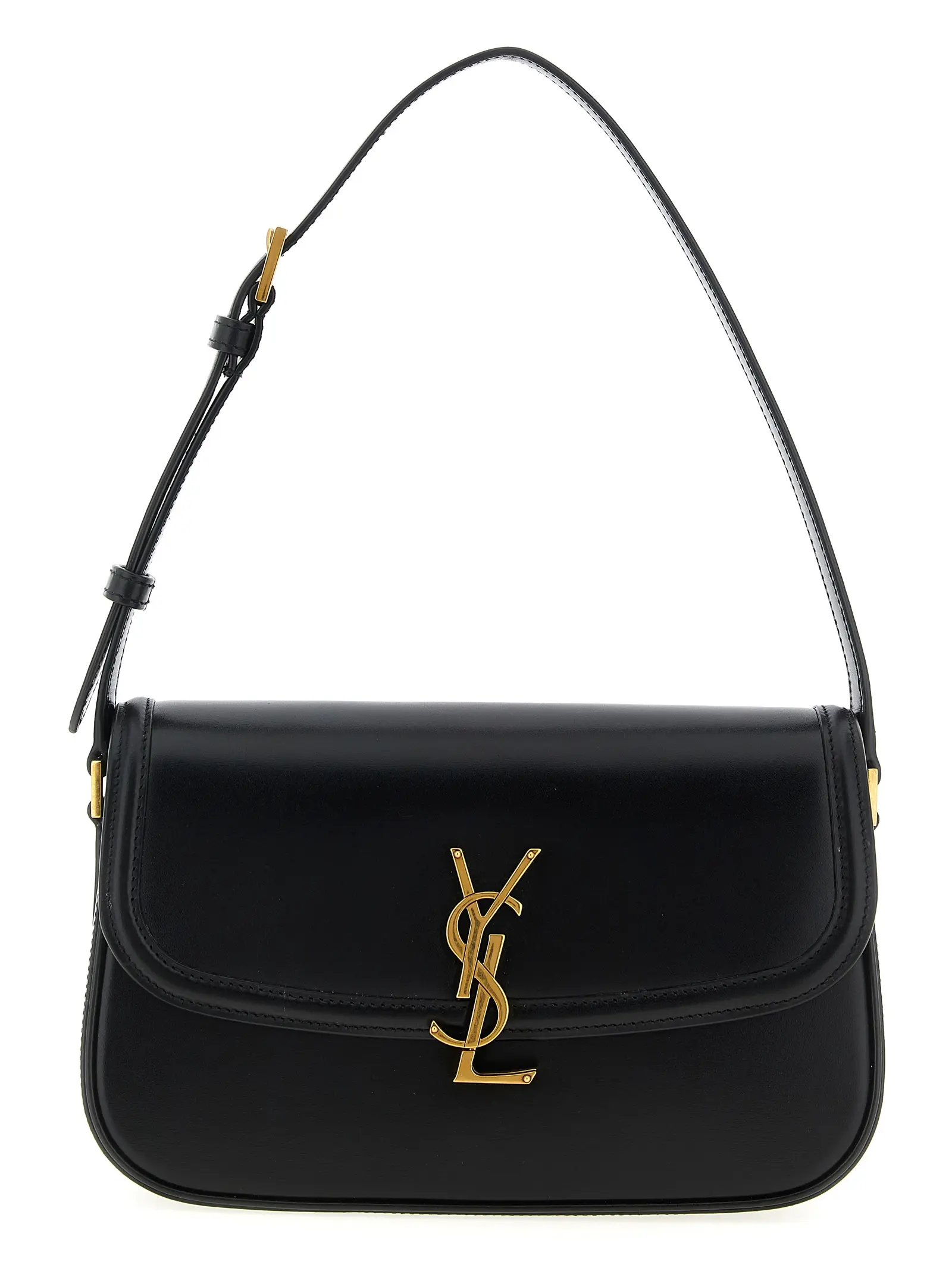 Сумка через плече Saint Laurent Solferino medium Чорна 1 'Solferino' medium shoulder bag SAINT LAURENT Black