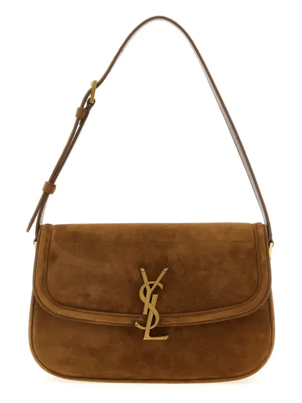 'Solferino' medium shoulder bag SAINT LAURENT Brown