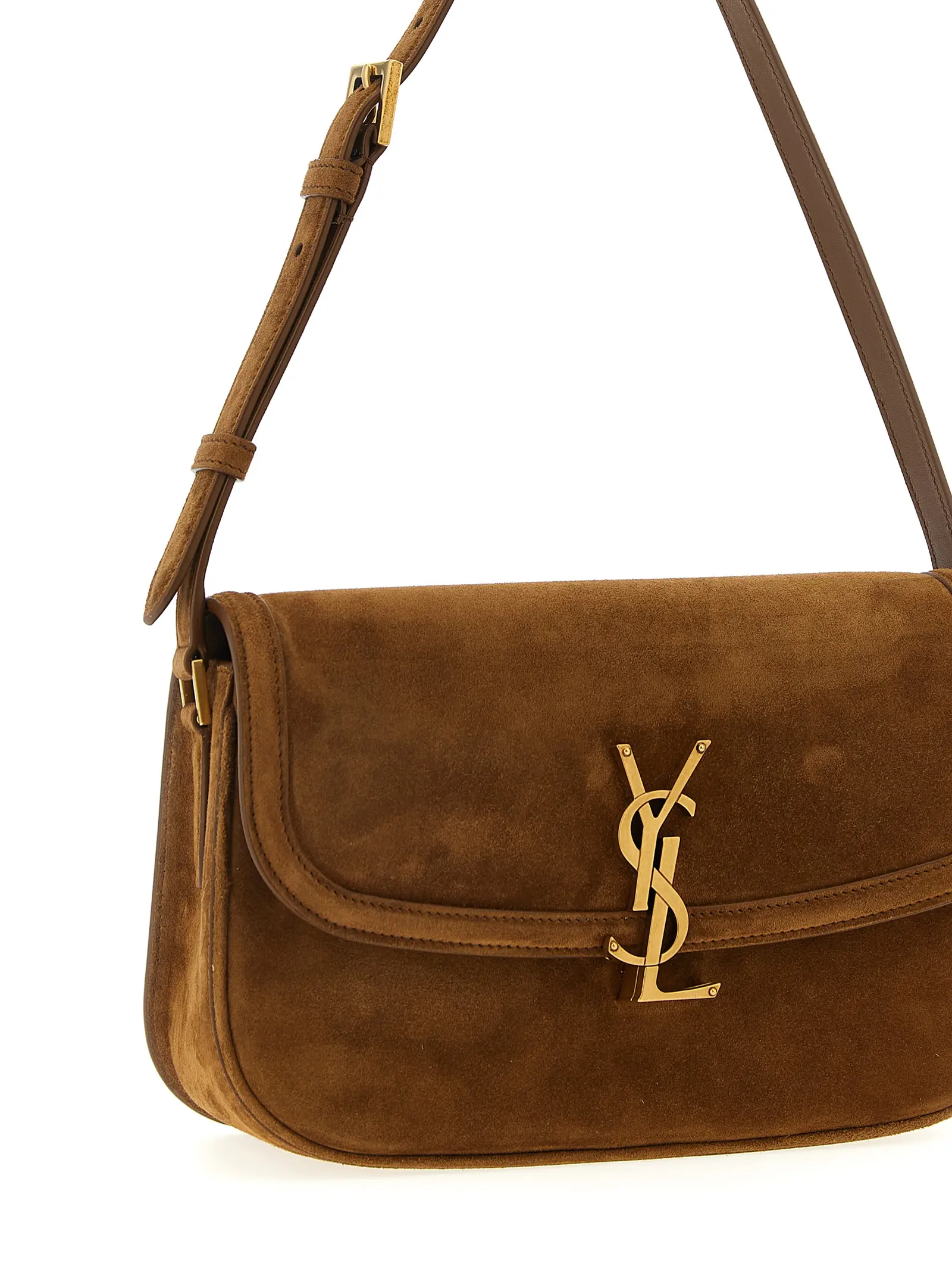 Сумка через плече Saint Laurent Solferino medium Коричнева 3 'Solferino' medium shoulder bag Woman SAINT LAURENT Brown