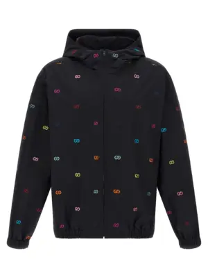Multicolor fil coupé jacket GUCCI Black