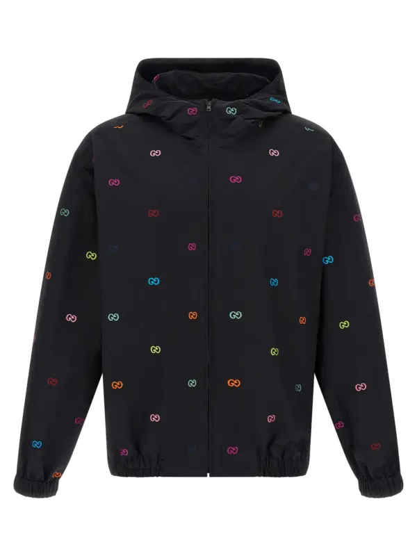 Multicolor fil coupé jacket GUCCI Black