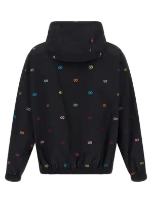Multicolor fil coupé jacket 833308ZATA01152 GUCCI Black