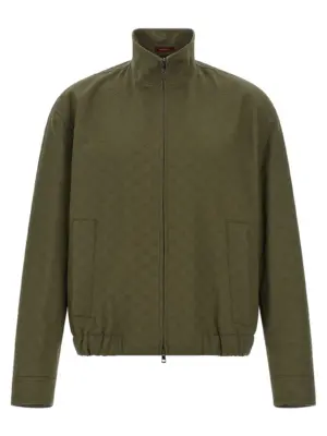 GG fabric bomber jacket GUCCI Green