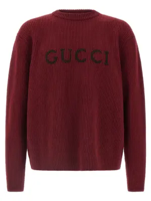 Gucci intarsia sweater GUCCI Bordeaux