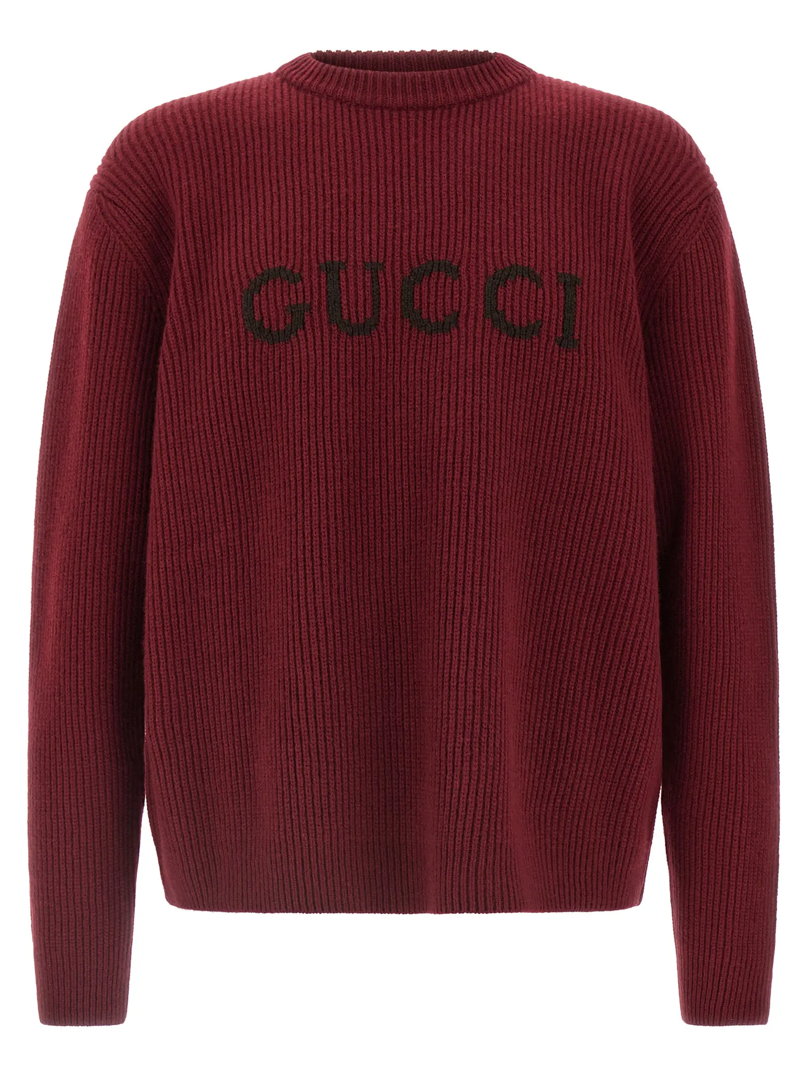 Светр Gucci Intarsia Бордовий 1 Gucci intarsia sweater GUCCI Bordeaux
