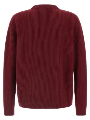 Gucci intarsia sweater 833499XKEYJ6005 GUCCI Bordeaux