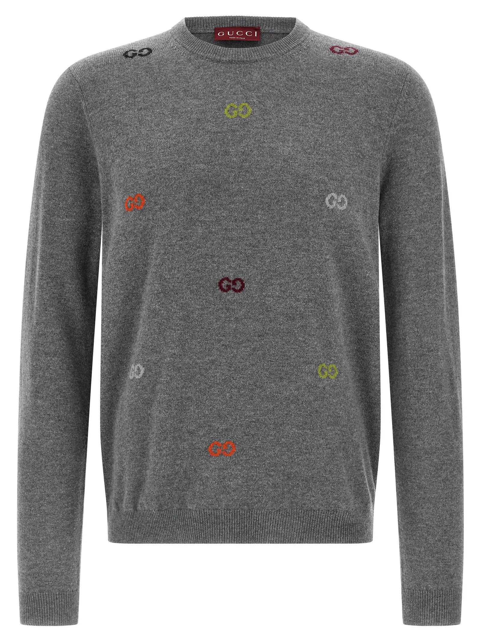 Светр Gucci GG intarsia Сірий 1 GG intarsia sweater GUCCI Gray