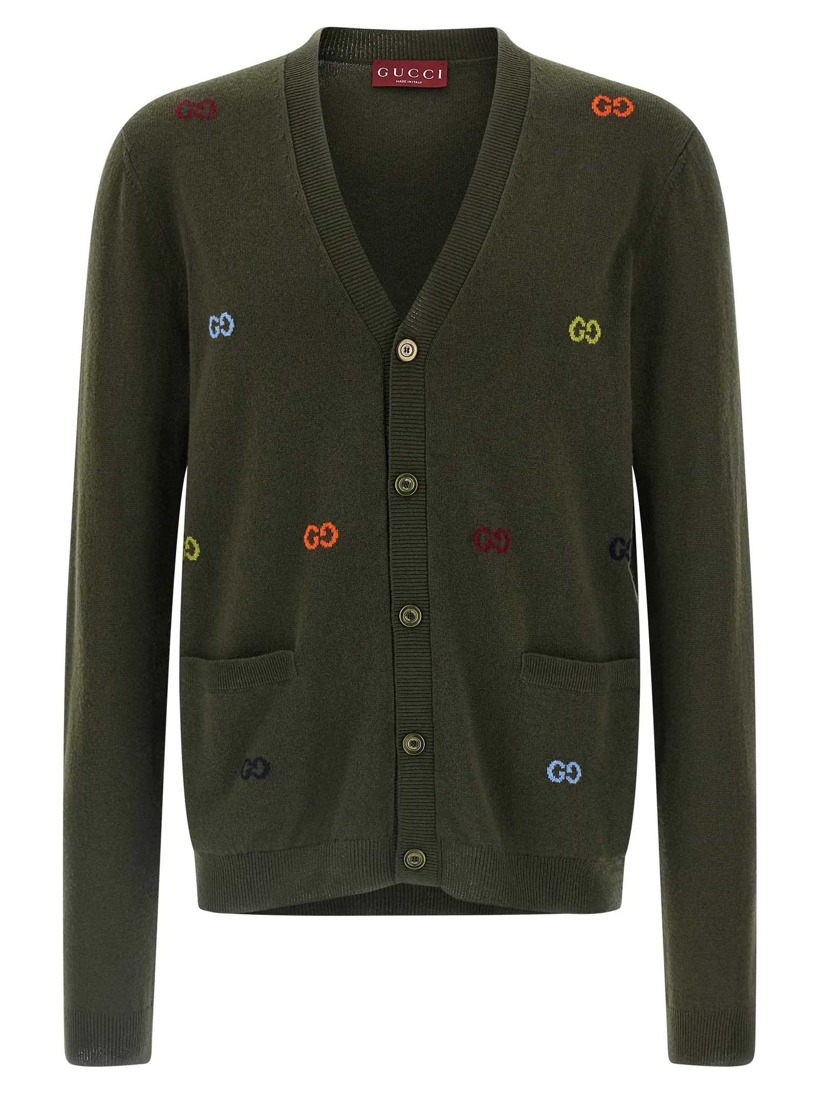 Кардиган Gucci GG intarsia Зелений 1 GG intarsia cardigan GUCCI Green