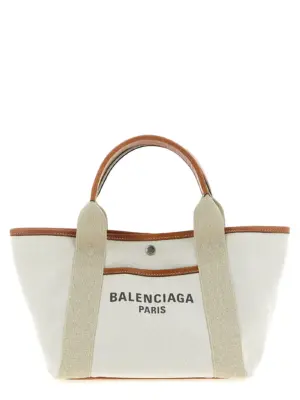 Small 'Biarritz' shopping bag BALENCIAGA Beige