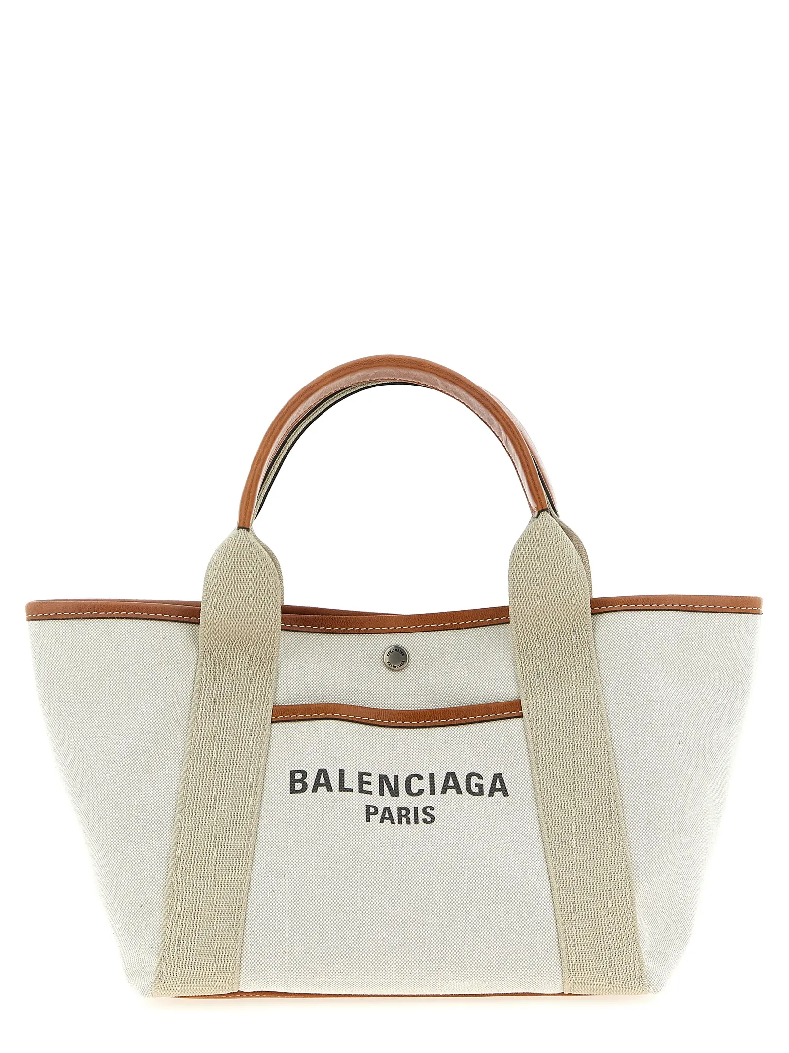 Сумка шопер Balenciaga Biarritz small Бежева 1 Small 'Biarritz' shopping bag BALENCIAGA Beige