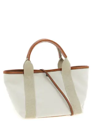 Small 'Biarritz' shopping bag 8345012ABR89272 BALENCIAGA Beige