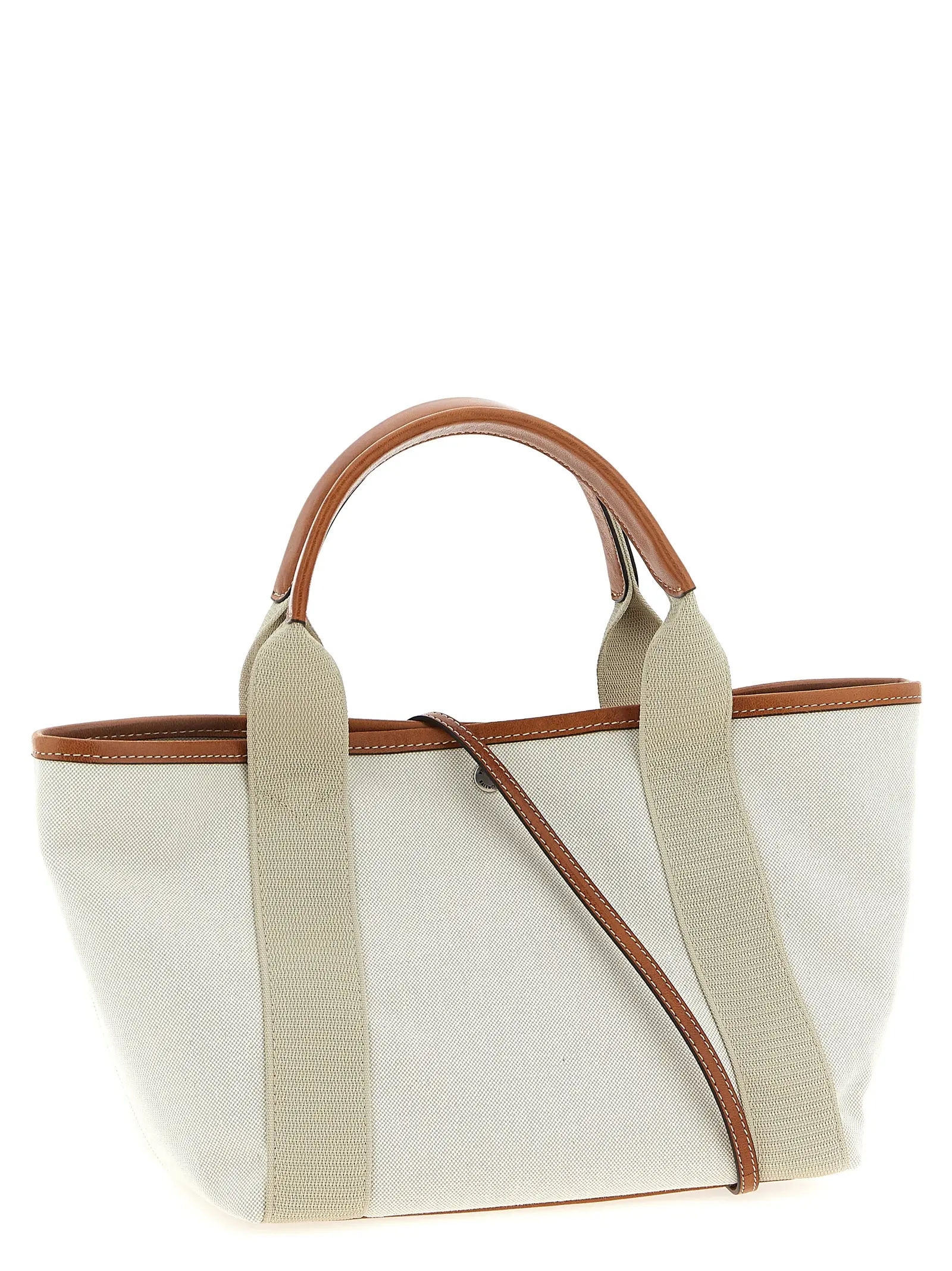 Сумка шопер Balenciaga Biarritz small Бежева 2 Small 'Biarritz' shopping bag 8345012ABR89272 BALENCIAGA Beige
