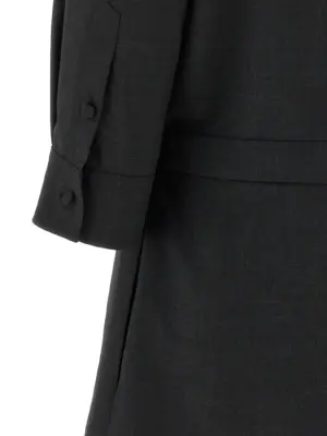 'Morsetto' dress 100% wool GUCCI Gray