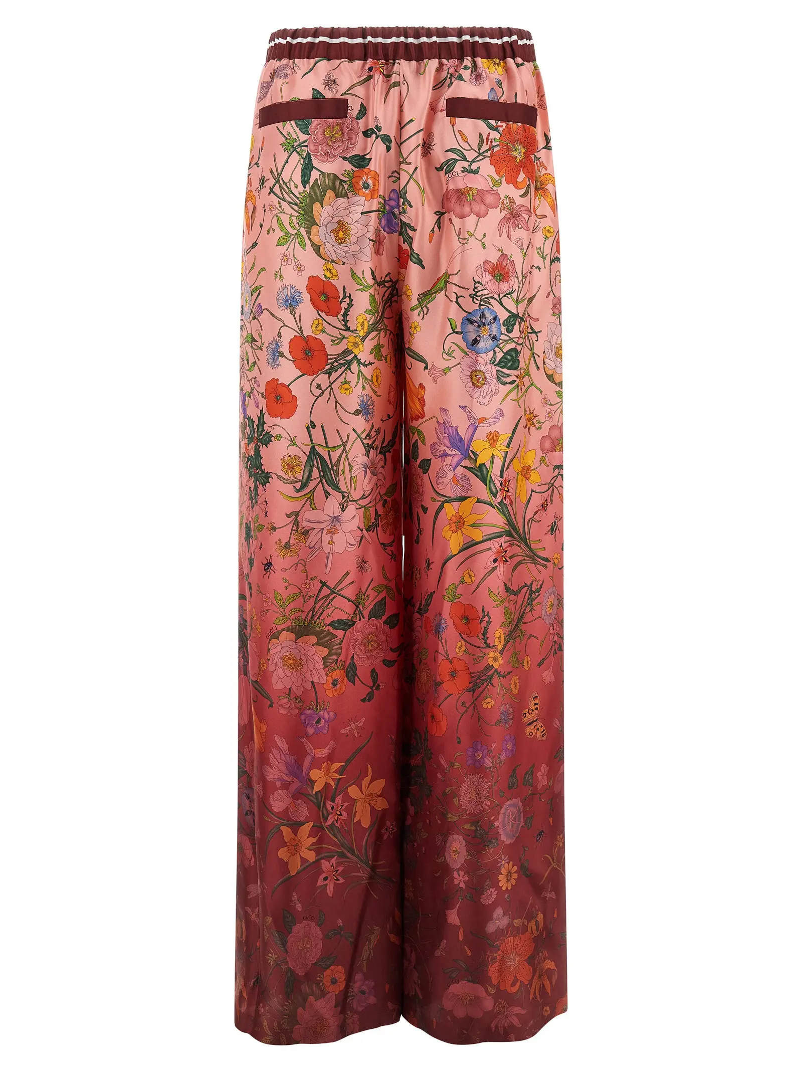 Штани Gucci Flora print Рожеві 2 'Flora' print pants 837980Z7AUH5057 GUCCI Pink