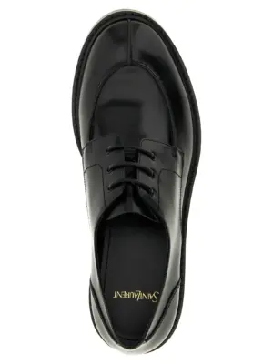 'Lino' lace up shoes 100% calfskin leather (Bos Taurus) SAINT LAURENT Black