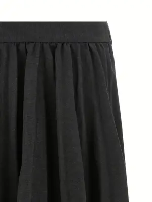 'Hybrid Pleated' skirt Woman BALENCIAGA Black