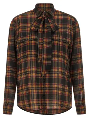 'Cassandre' lavallière shirt SAINT LAURENT Multicolor