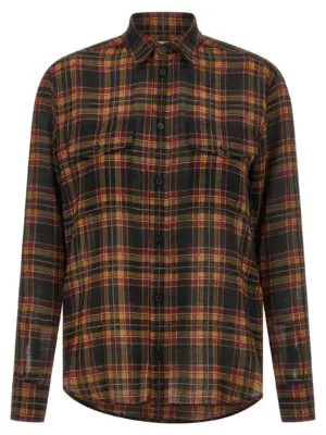 'Cassandre' lavallière shirt 838891Y26ZA6703 SAINT LAURENT Multicolor