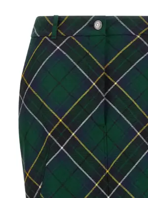 Tartan skirt Woman MCQUEEN Green