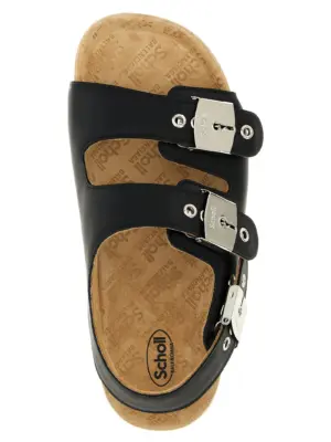 Balenciaga x Scholl sandals 100% calfskin leather (Bos Taurus) BALENCIAGA Black