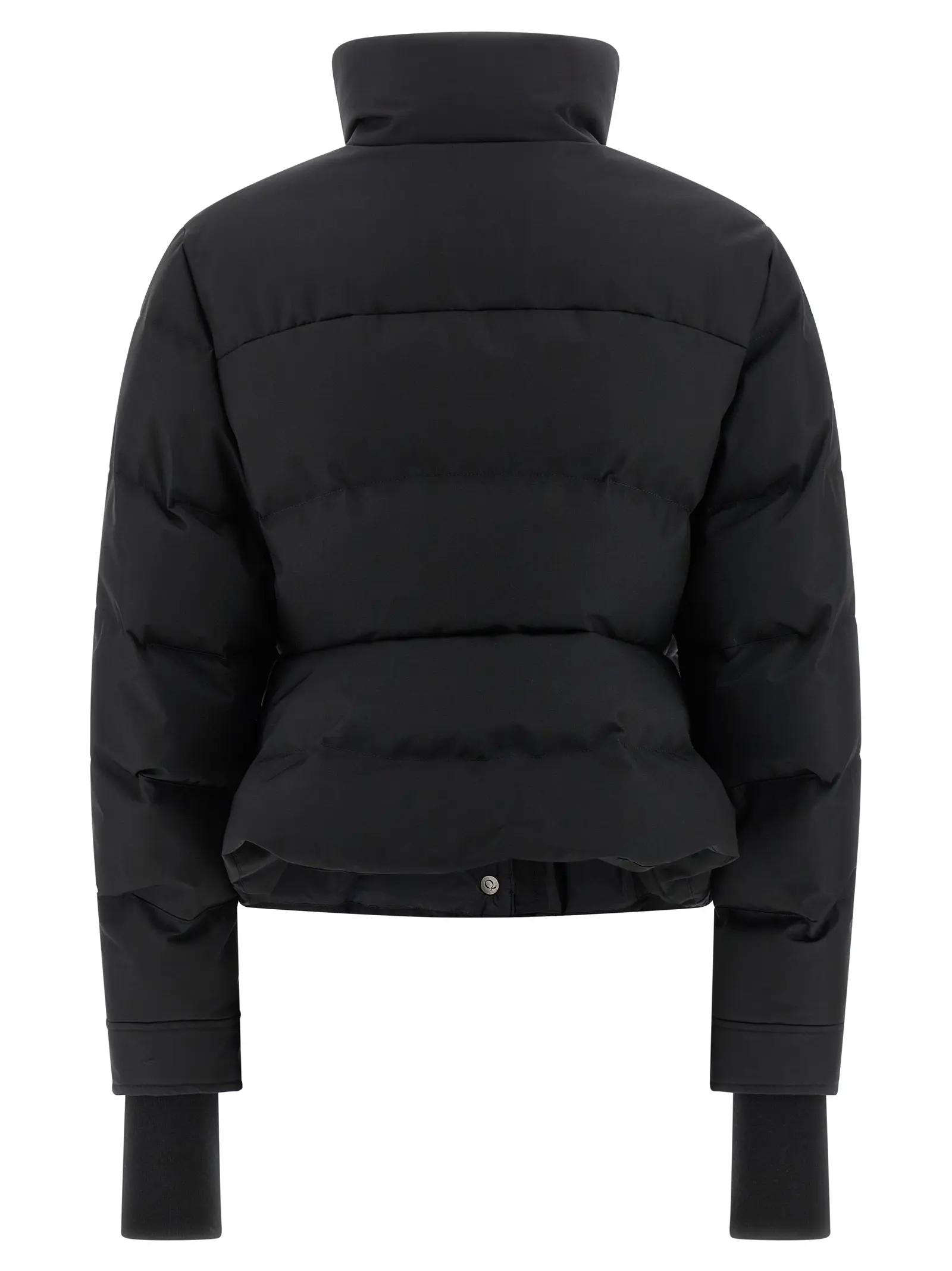 Пуховик укорочений Cropped Mcqueen Чорний 2 Cropped down jacket 842818QEAG11000 MCQUEEN Black