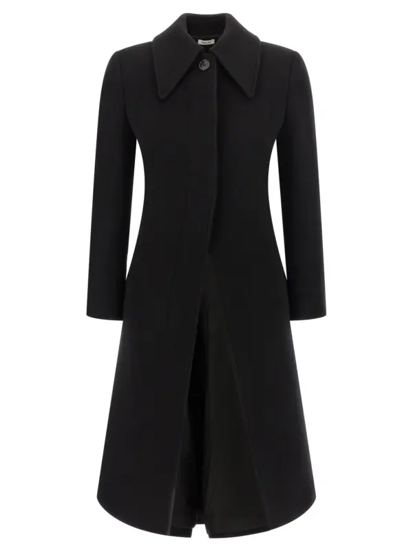 Wool and cashmere coat MCQUEEN Black