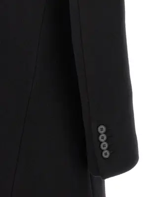 Wool and cashmere coat 50% cachemire 50% wool MCQUEEN Black