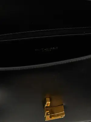 'Solferino' mini shoulder bag 100% calfskin leather (Bos Taurus) SAINT LAURENT Black