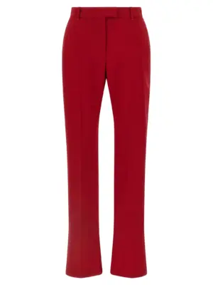 Wool pants MCQUEEN Red