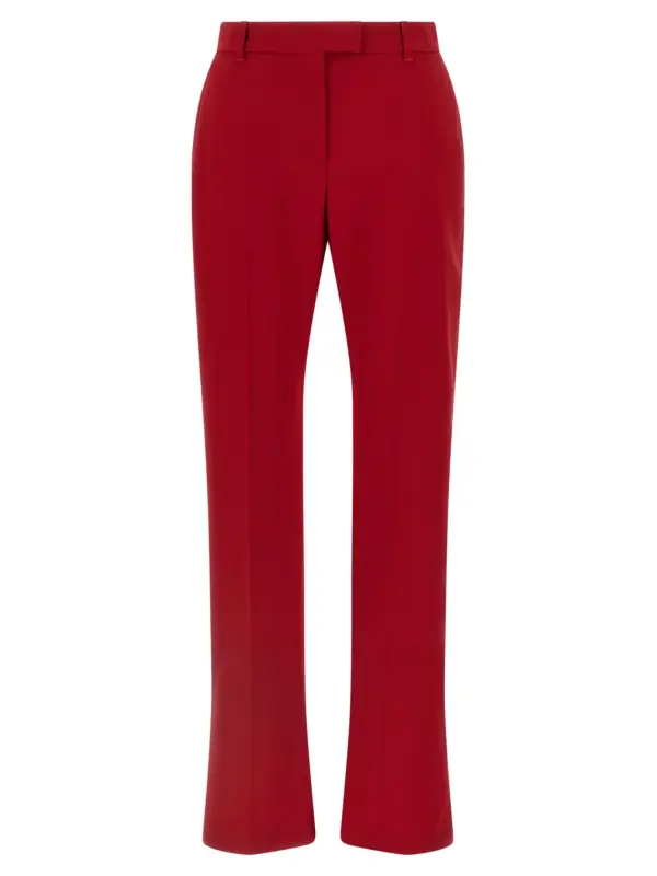 Wool pants MCQUEEN Red