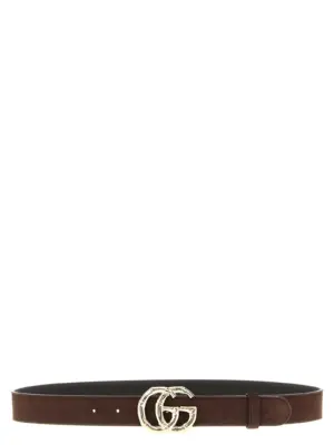 'GG Marmont' belt GUCCI Brown