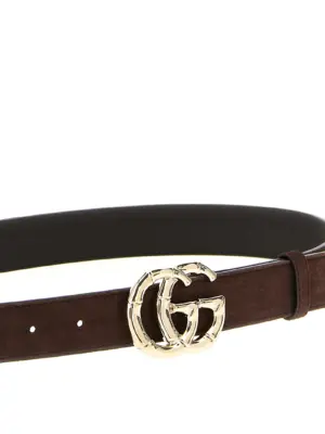 'GG Marmont' belt Woman GUCCI Brown