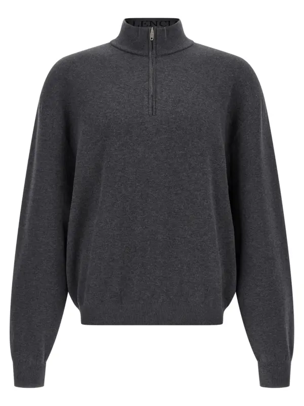 Half zip sweater BALENCIAGA Gray