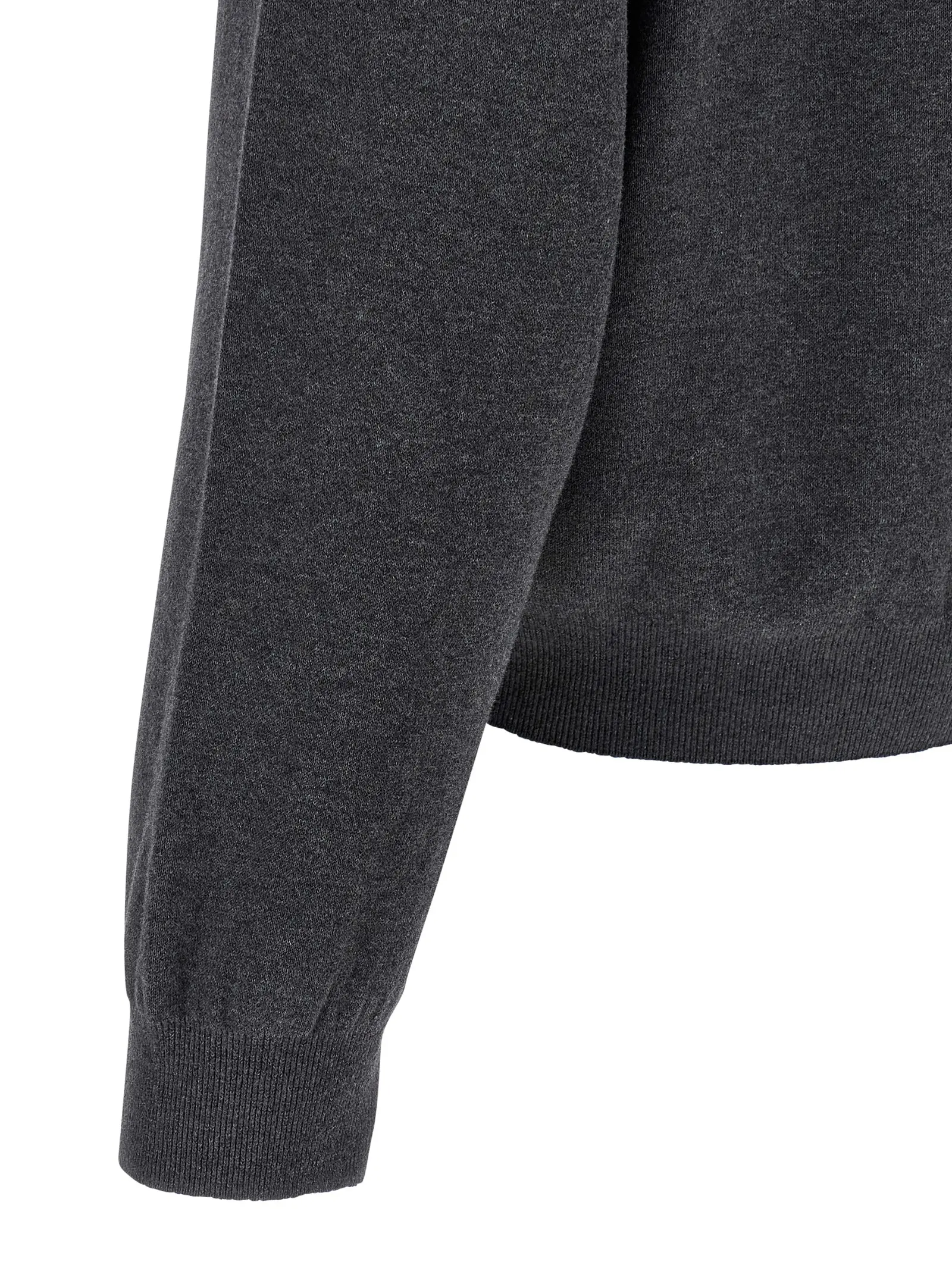 Светр Balenciaga Half zip Сірий 4 Half zip sweater 100% cotton BALENCIAGA Gray