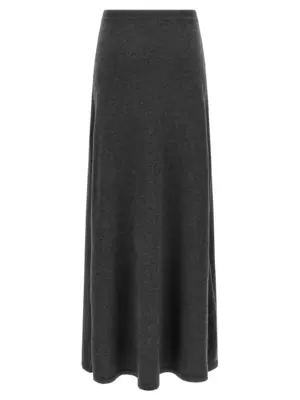 Maxi wool skirt 849932T17548519 BALENCIAGA Gray