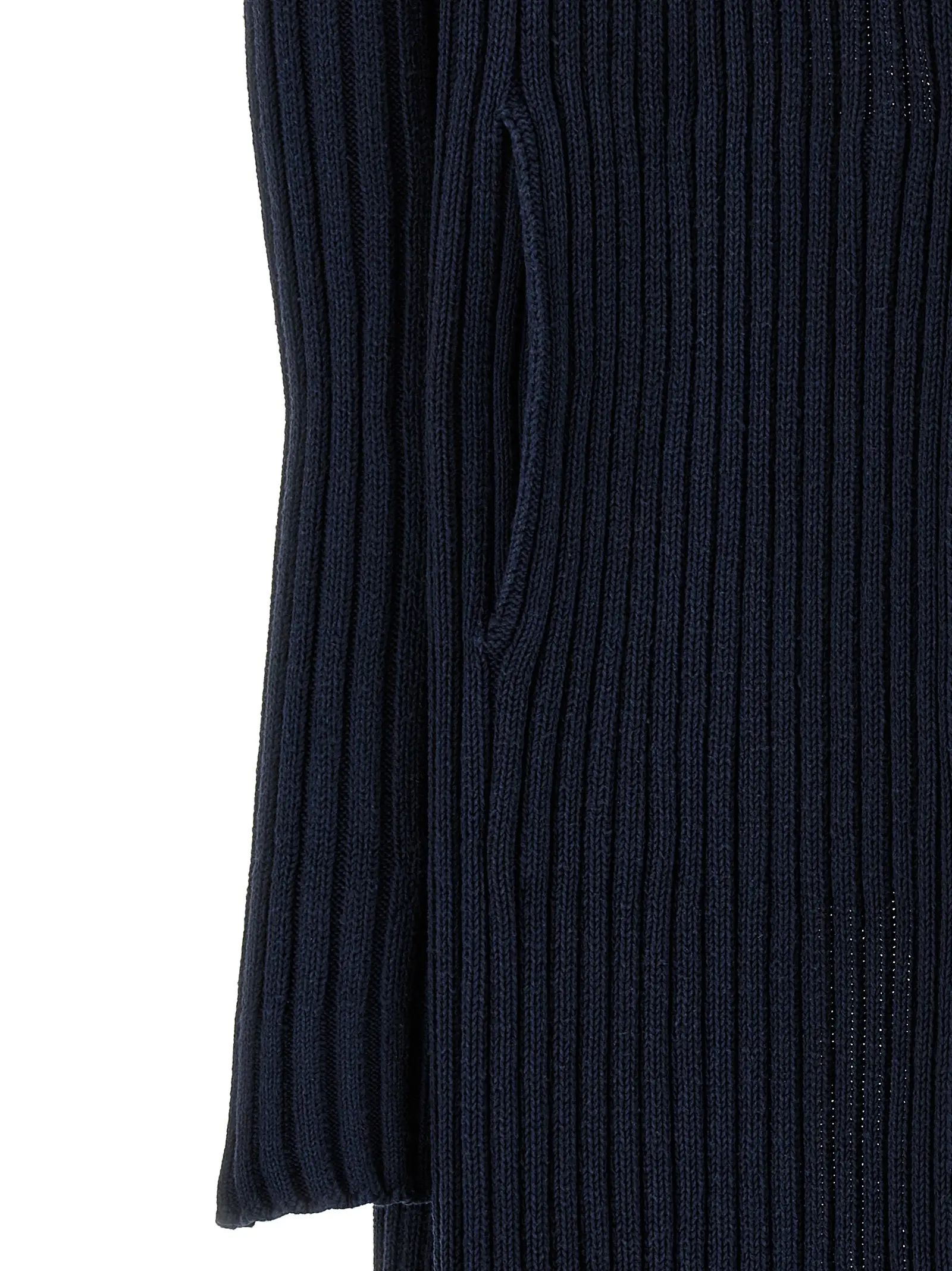 Кардиган ребристий Ribbed Balenciaga Синій 4 Ribbed cardigan 53% polyester