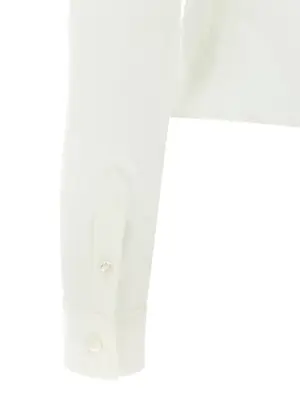 Curling shirt 90% cotton 8% polyamide 2% elastane BALENCIAGA White