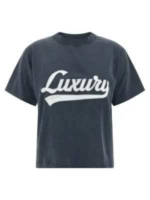 Embroidery t-shirt BALENCIAGA Blue