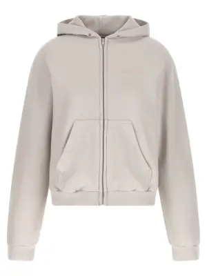 Logo embroidery hoodie BALENCIAGA Gray