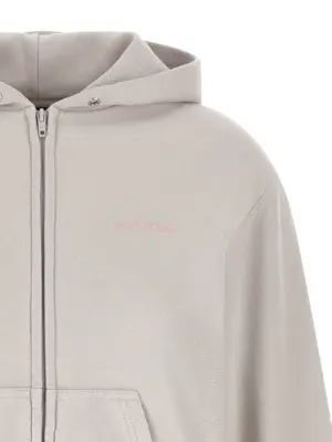 Logo embroidery hoodie Woman BALENCIAGA Gray