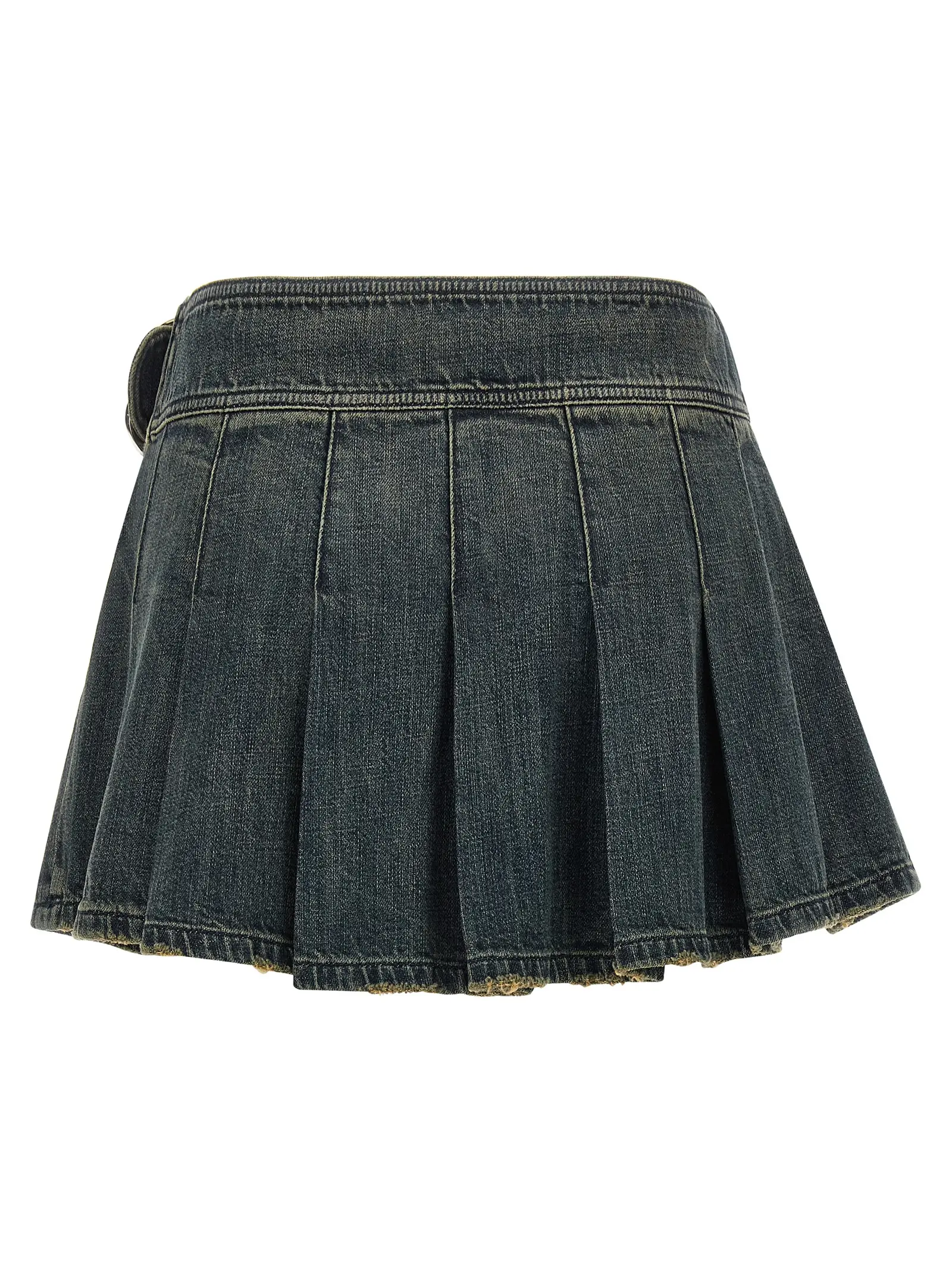 Спідниця Buckle Pleated Balenciaga Синя 2 'Buckle Pleated' skirt 852329TTW763394 BALENCIAGA Blue