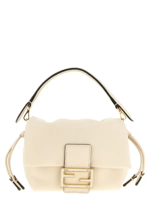 'Mamma Baguette' small handbag FENDI White