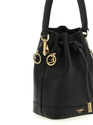 'Mon Tresor' mini bucket bag Woman FENDI Black