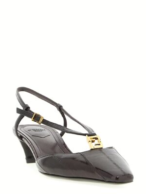 'Fendi FFold' slingback 8J8580AOSHF0BBK FENDI Brown