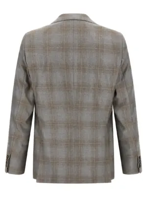 Double-breasted blazer 9B3244612RG88021 PAL ZILERI Gray