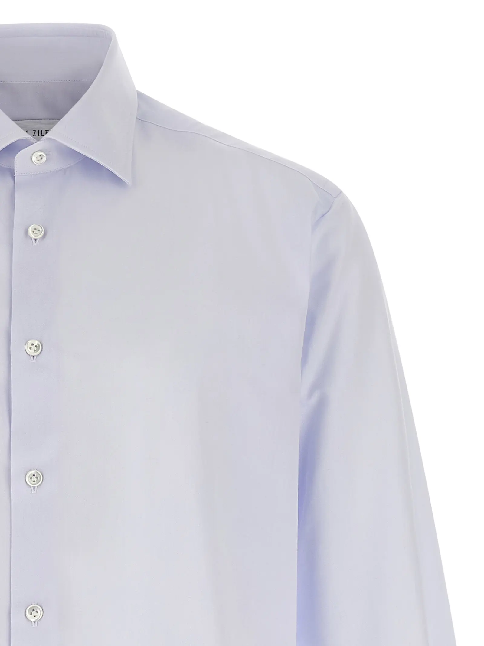 Сорочка Pal Zileri Milano collar Блакитна 3 Milano collar shirt Man PAL ZILERI Light Blue