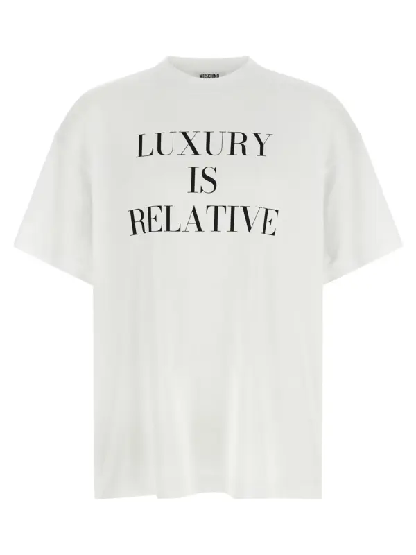 Printed T-shirt MOSCHINO White