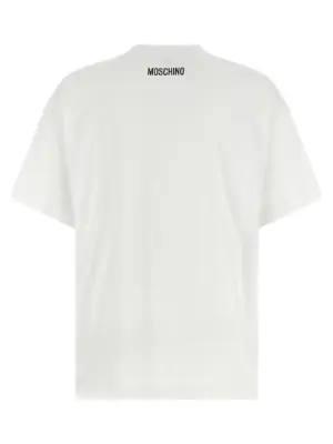 Printed T-shirt A070154421001 MOSCHINO White